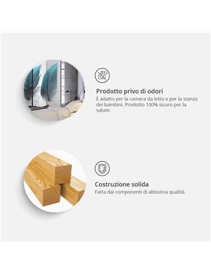 Paravento - Room divider – Home on wooden boards