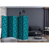 Paravento - Geometric Turquoise II [Room Dividers]