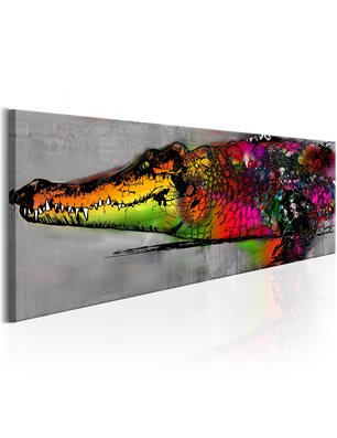 Quadro - Colourful Alligator