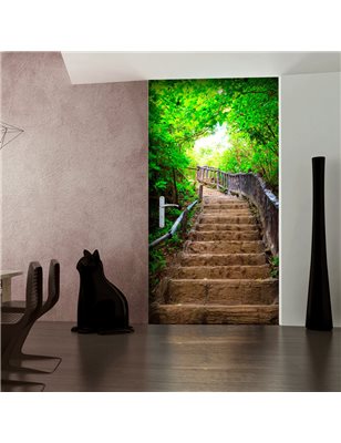 Fotomurale per porta  Photo wallpaper – Stairs from nature I