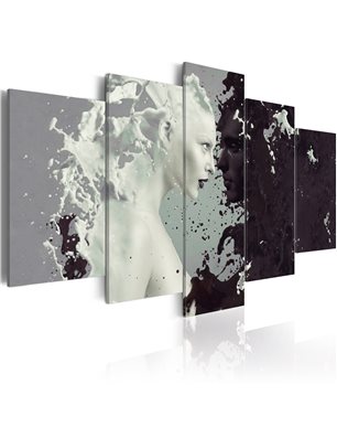 Quadro - Black or white? - 5 pieces