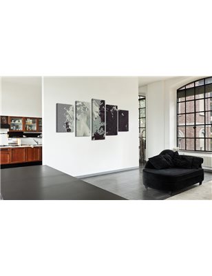 Quadro - Black or white? - 5 pieces