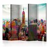 Paravento - Colors of New York City II [Room Dividers]