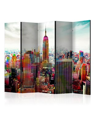 Paravento - Colors of New York City II [Room Dividers]