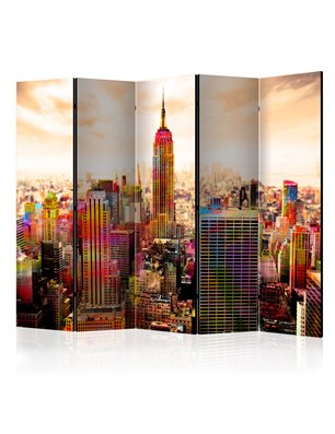 Paravento - Colors of New York City III II [Room Dividers]