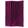 Paravento - Zebra pattern (violet) [Room Dividers]