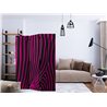 Paravento - Zebra pattern (violet) [Room Dividers]