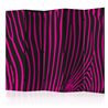 Paravento - Zebra pattern (violet) II [Room Dividers]