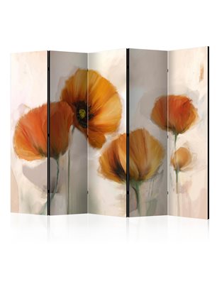 Paravento - poppies - vintage II [Room Dividers]