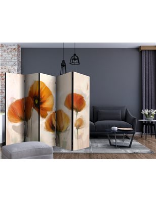 Paravento - poppies - vintage II [Room Dividers]