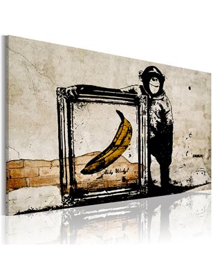 Quadro - Ispirato a Banksy - seppia
