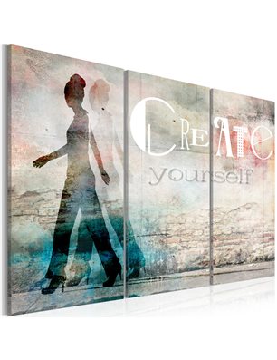 Quadro - Create yourself - trittico