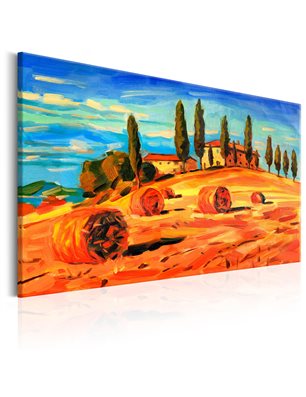 Quadro - August in Tuscany