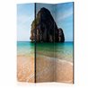 Paravento - Rock formation by shoreline, Andaman Sea, Thailand [Room Dividers]