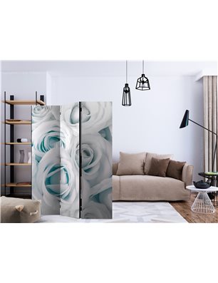 Paravento - Satin Rose (Turquoise) [Room Dividers]