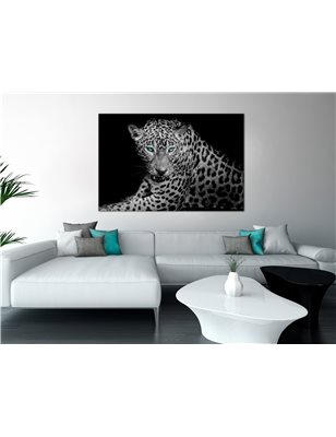 Quadro - Leopard Portrait (1 Part) Wide
