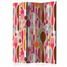 Paravento - Cutlery - pink and violet [Room Dividers]