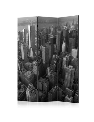 Paravento - New York: skyscrapers (bird's eye view) [Room Dividers]