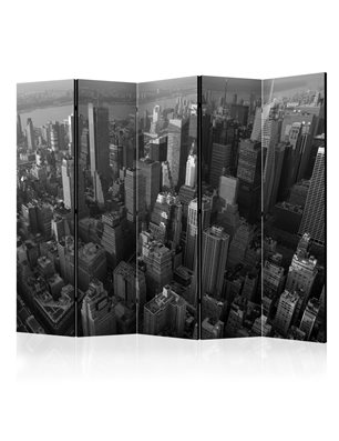 Paravento - New York: skyscrapers (bird's eye view) II [Room Dividers]