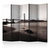 Paravento - San Francisco: Golden Gate Bridge in black and white II [Room Dividers]