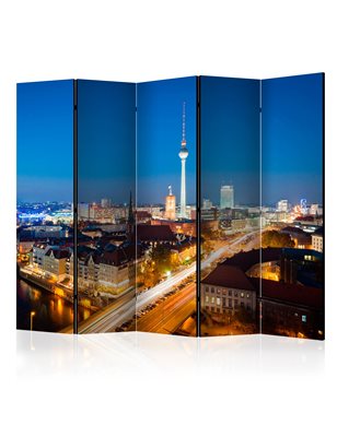 Paravento - Berlin by night II [Room Dividers]