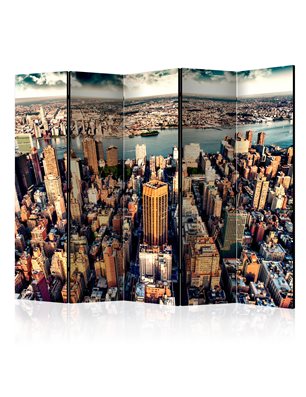 Paravento - Bird's Eye View of New York II [Room Dividers]