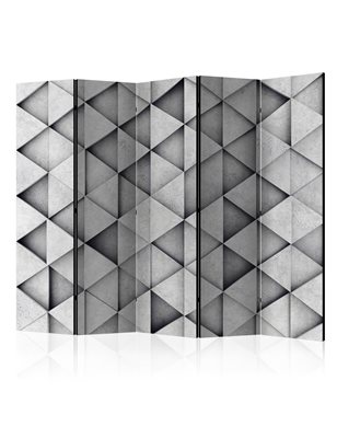 Paravento - Grey Triangles II [Room Dividers]