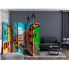 Paravento -  Colorful Canal in Burano II [Room Dividers]