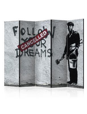 Paravento - Dreams Cancelled (Banksy) II [Room Dividers]