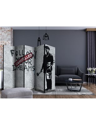 Paravento - Dreams Cancelled (Banksy) II [Room Dividers]