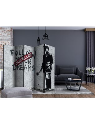 Paravento - Dreams Cancelled (Banksy) II [Room Dividers]