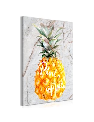 Quadro  Pineapple and Marble (1 Part) Vertical