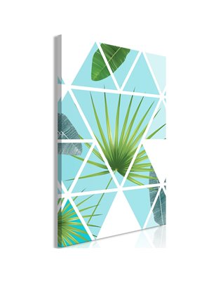 Quadro - Geometric Palm (1 Part) Vertical