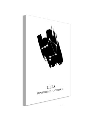 Quadro - Zodiac Signs: Libra (1 Part) Vertical