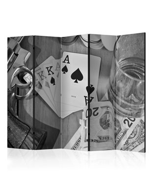 Paravento - Cards: black and white II [Room Dividers]