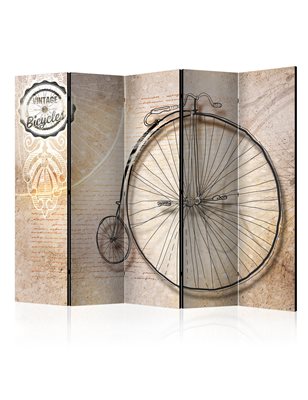 Paravento - Vintage bicycles - sepia II [Room Dividers]