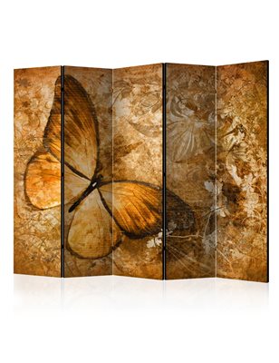 Paravento - butterfly (sepia) II [Room Dividers]