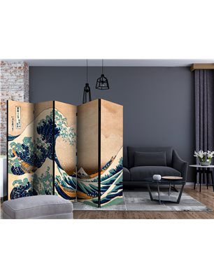 Paravento - Hokusai: The Great Wave off Kanagawa (Reproduction) II [Room Dividers]