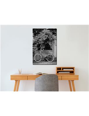 Quadro - Bicycle and Flowers (1 Part) Vertical