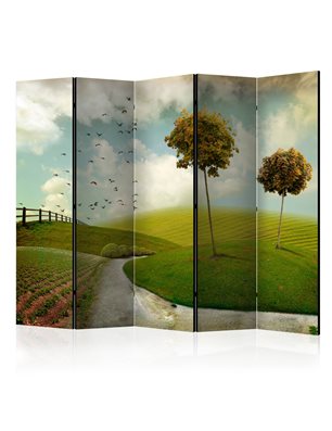 Paravento - autumn - landscape II [Room Dividers]