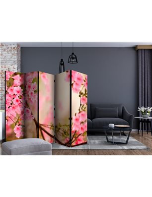 Paravento - Pink azalea II [Room Dividers]