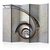 Paravento - White spiral stairs II [Room Dividers]