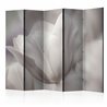 Paravento - Tulip - black and white photo II [Room Dividers]