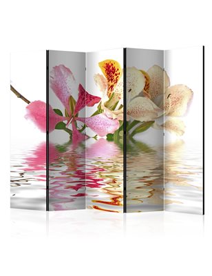 Paravento - Tropical flowers - orchid tree (bauhinia) II [Room Dividers]