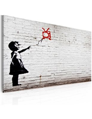 Quadro - Bambina con televisore (Banksy)