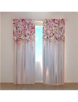 Foto Tende Fiori Cascanti Bellezza Rosa