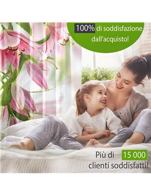 Set di 6 Tende a Pannello Canzone dell'orchidea