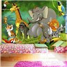 Fotomurale adesivo - Colourful Safari