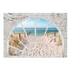 Fotomurale adesivo - Window View - Beach