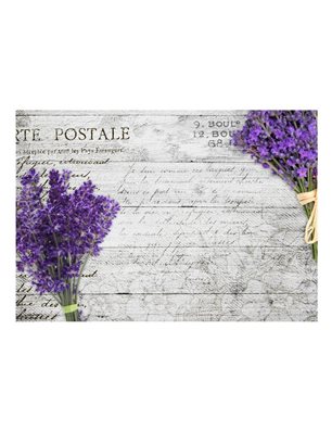 Fotomurale adesivo - Lavender postcard